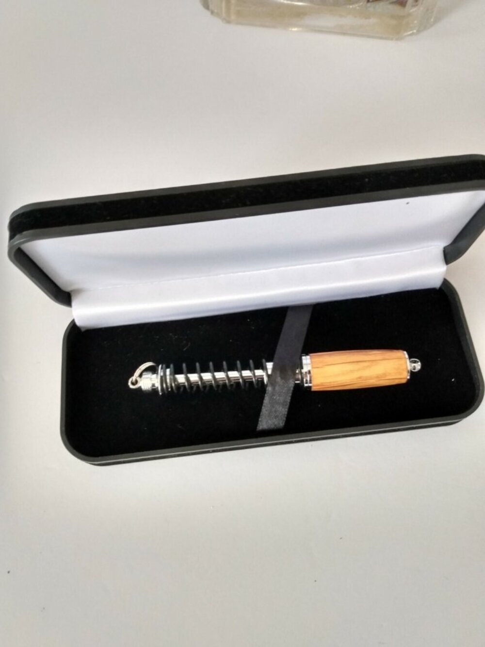Hand Crafted Key Ring & Pen Lanyard - With case - Beautiful workmanship!